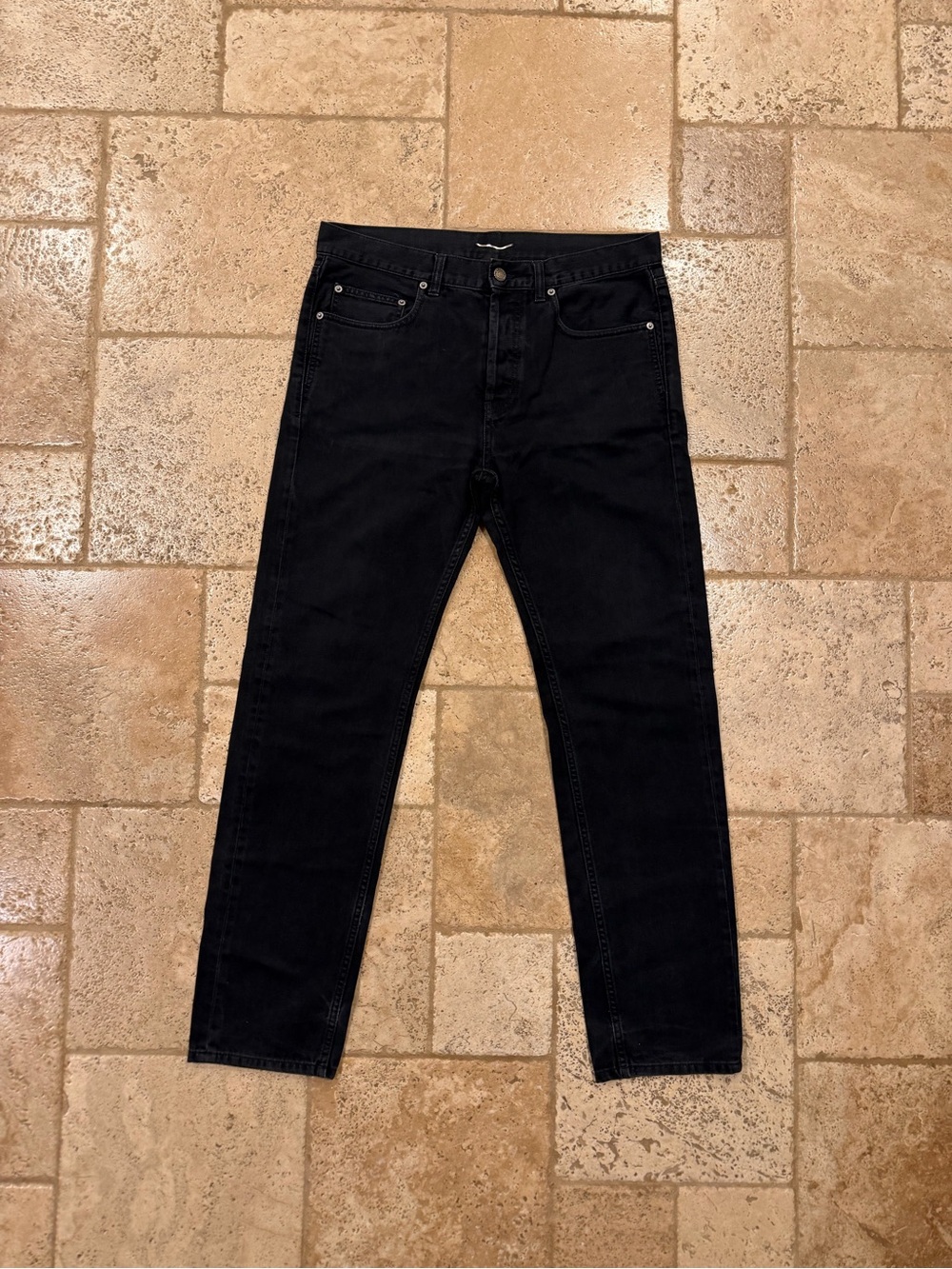 Saint Laurent Paris x Anthony Vaccarello D38 Black Denim Jeans